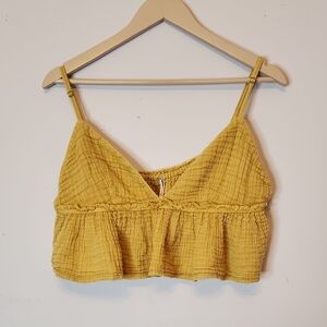 FREE PEOPLE Cropped Tank Top, size XL